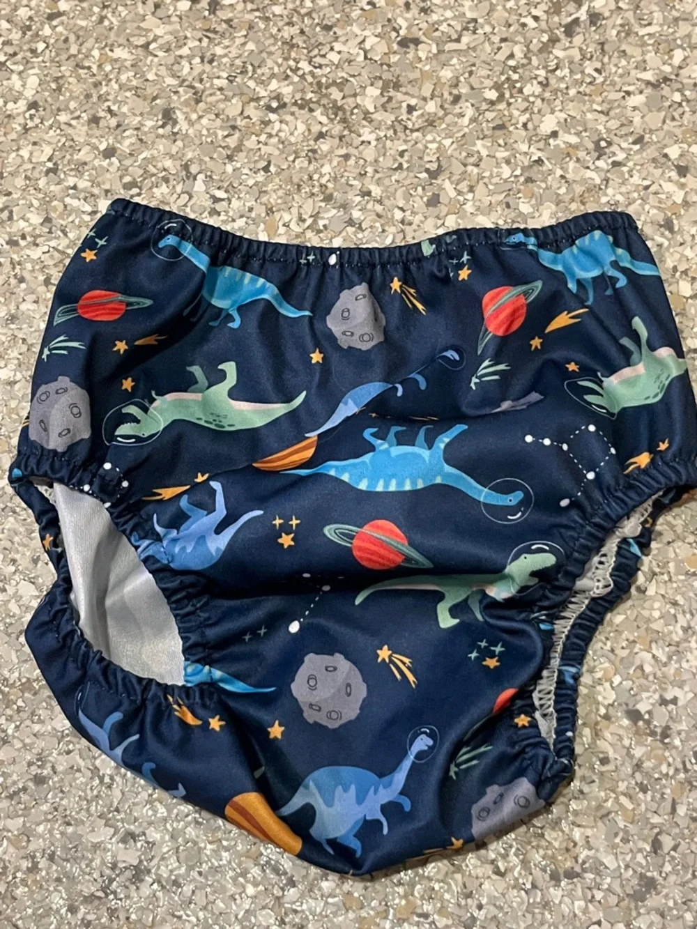 NWOT 3T Reusable Kids Diaper Cover - Ocean Whale Print - Blue NWOT